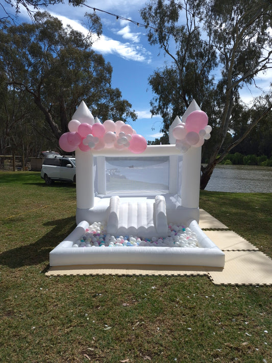 Sabrina White Jumping Castle